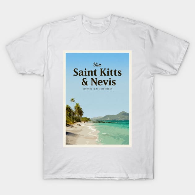 Visit Saint Kitts & Nevis T-Shirt by Mercury Club